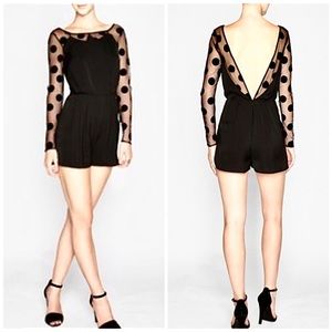 BCBGeneration Romper Women’s Size 6 Little Black Dress LBD